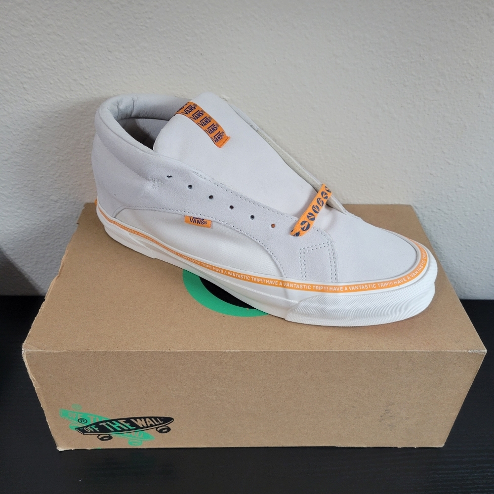 NWT RARE Vans X Taka Hayashi Snake Trail LX Suede / Canvas Marshmallow 12 - Picture 2 of 16